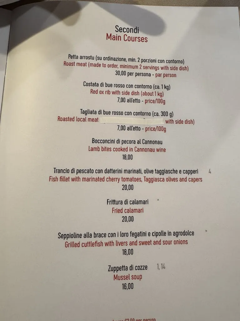 Menu_HOTEL BARBAGIA Ristorante Tipico e Residenza Rurale ai Piedi del Supramonte_Dorgali_image_2