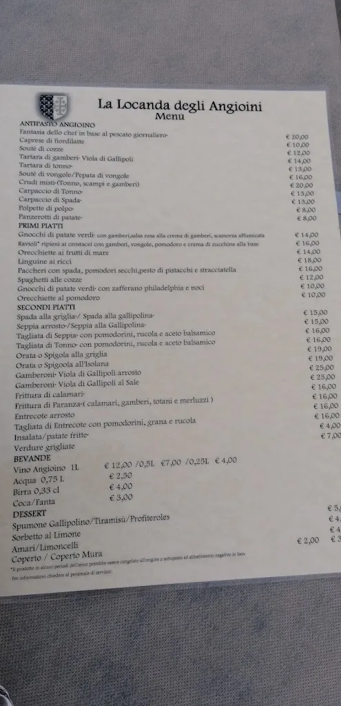 Menu_La Locanda degli Angioini_Gallipoli_image_3