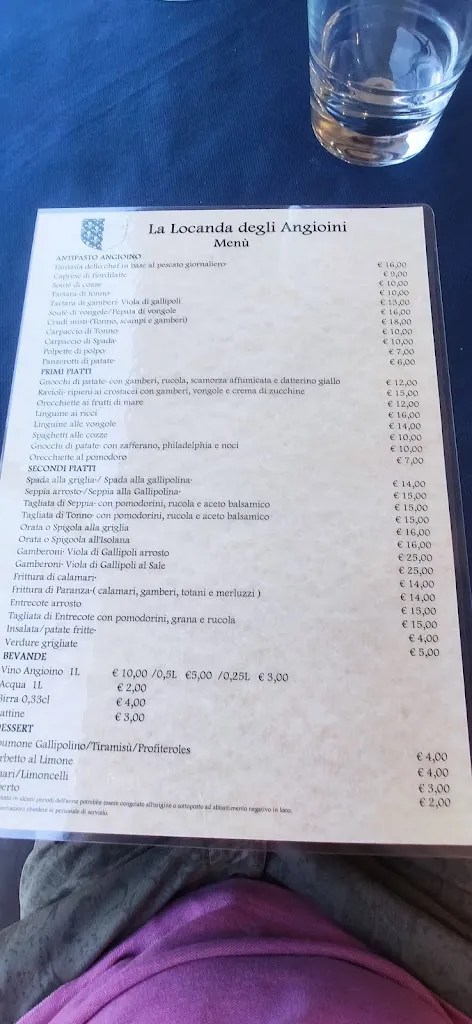 Menu_La Locanda degli Angioini_Gallipoli_image_4