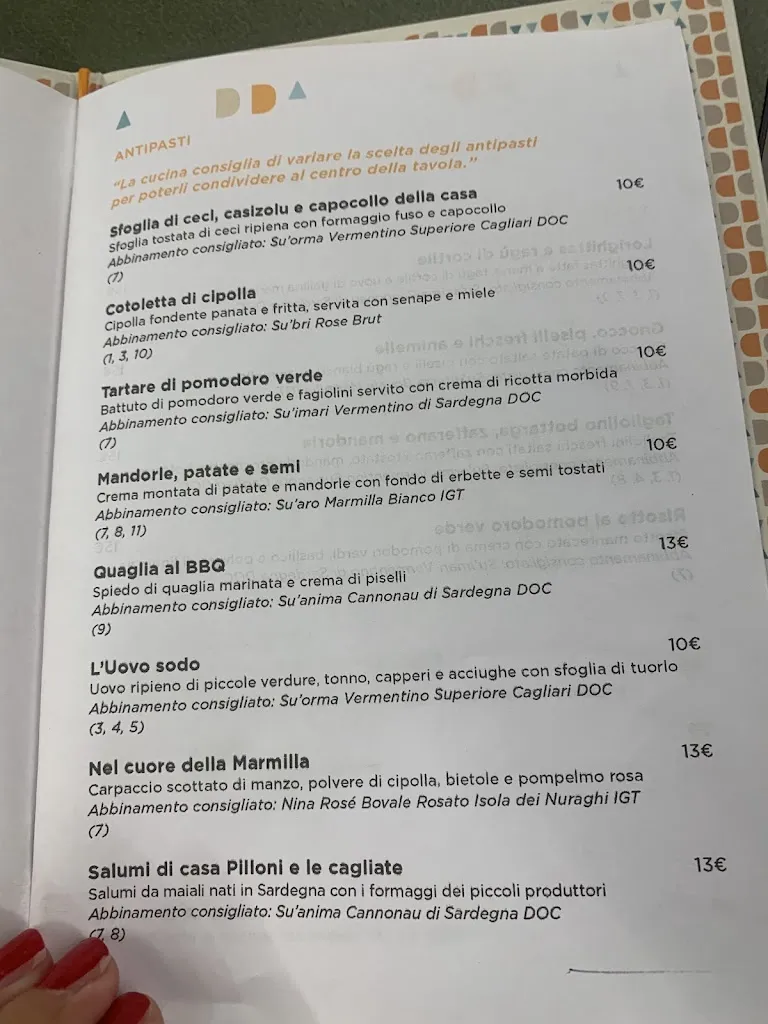 Menu_Arieddas - La Cucina della Marmilla_Furtei_image_3