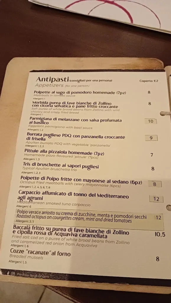 Menu_Pentola Degli Gnomi_Gallipoli_image_2