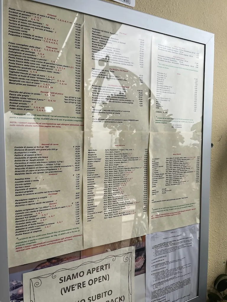 Menu_Ristorante Pizzeria 