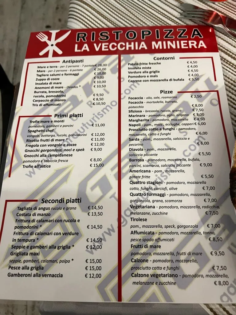 Menu_La Vecchia Miniera_Guspini_image_4