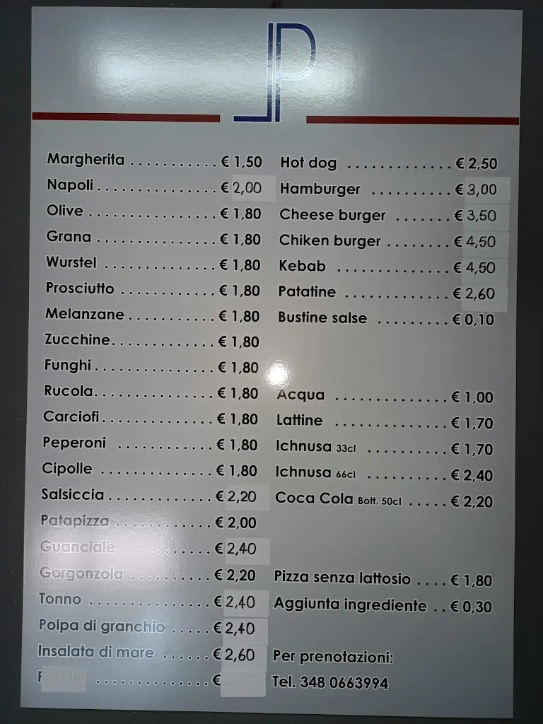 Menu_La Pizzetteria di Porru Luca_Guspini_image_1