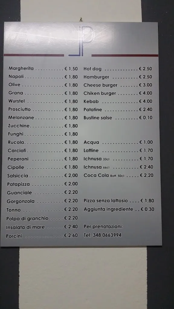Menu_La Pizzetteria di Porru Luca_Guspini_image_2