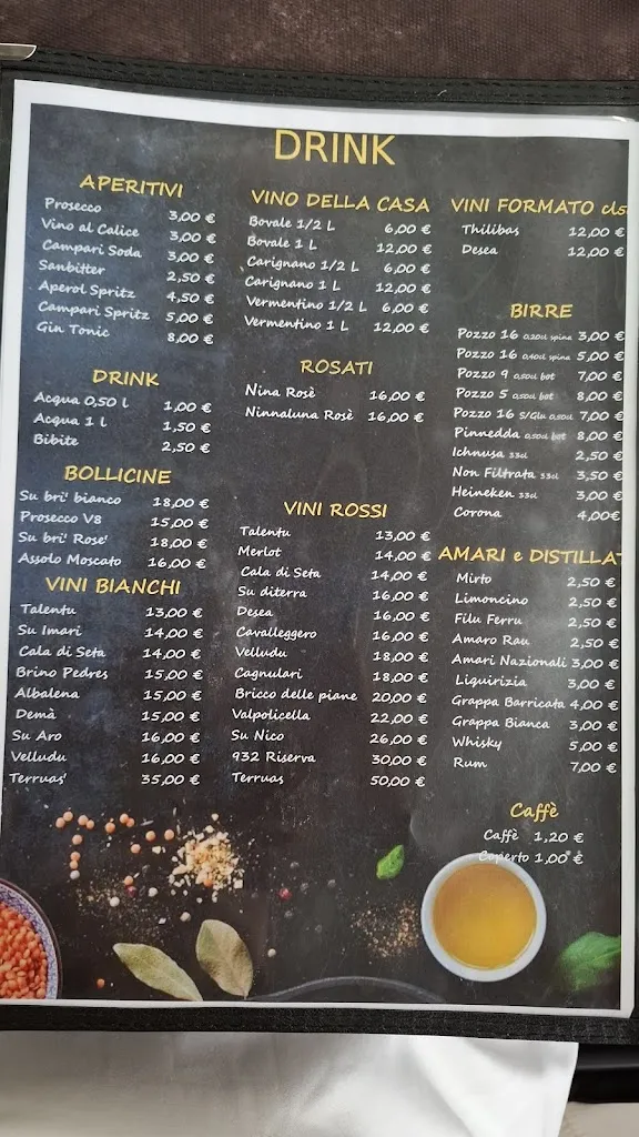 Menu_Ristorante Ajò ai Giardini Food - Guspini_Guspini_image_1