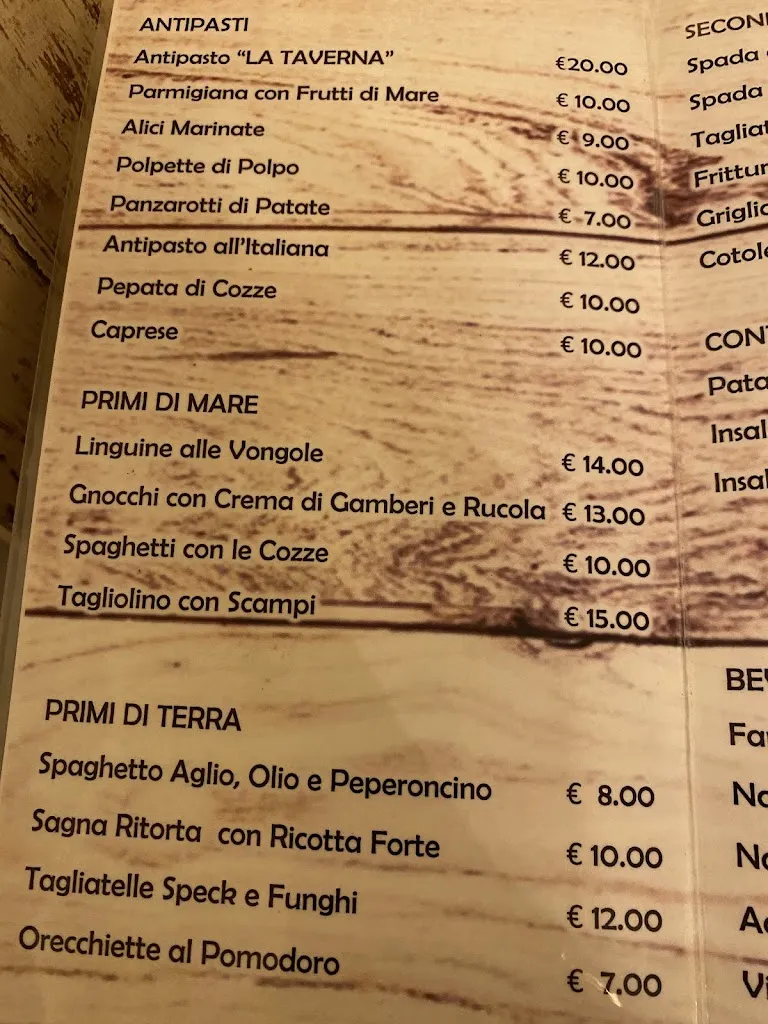 Menu_La Taverna_Gallipoli_immagine_3