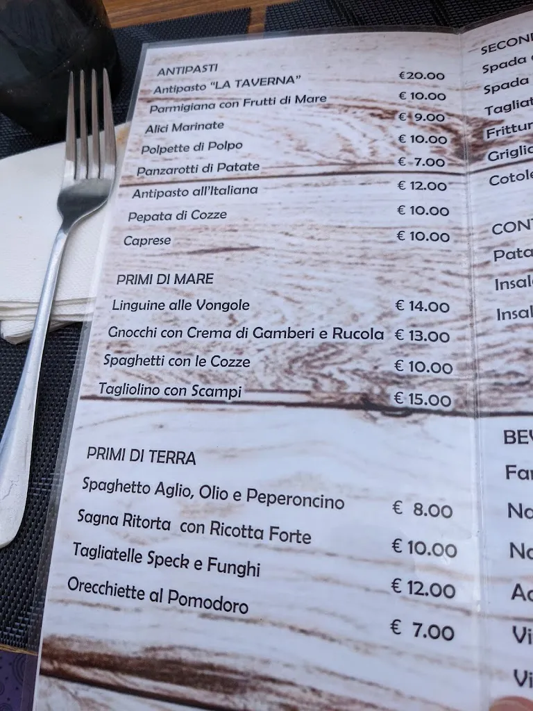 Menu_La Taverna_Gallipoli_immagine_4