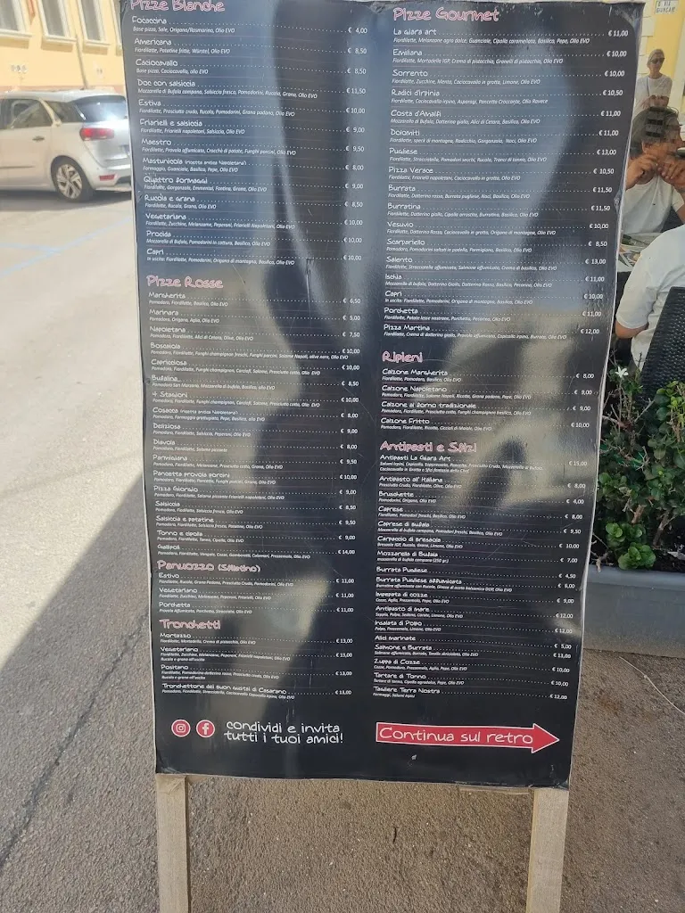 Menu_Pizzeria La Giara Art_Gallipoli_immagine_4