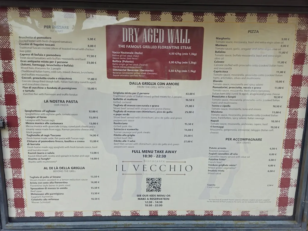 Menu_Risorante Il Vecchio_Girasole_immagine_1