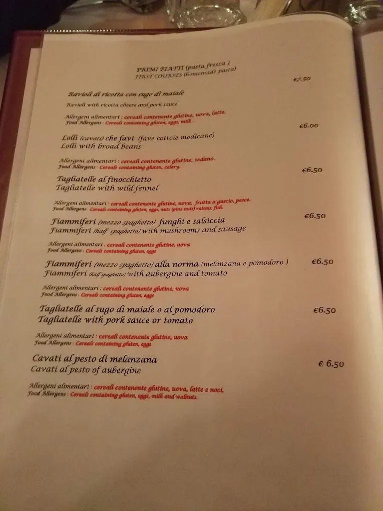 Menu_Trattoria Il Girasole_Girasole_image_3