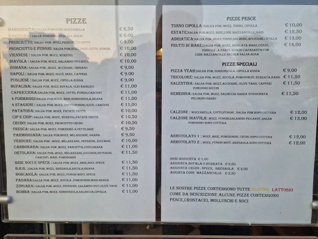 Menu_Pizzeria Ristorantino il Girasole_Girasole_image_1