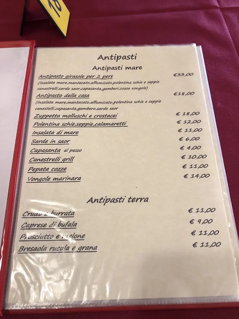 Menu_Pizzeria Ristorantino il Girasole_Girasole_image_4