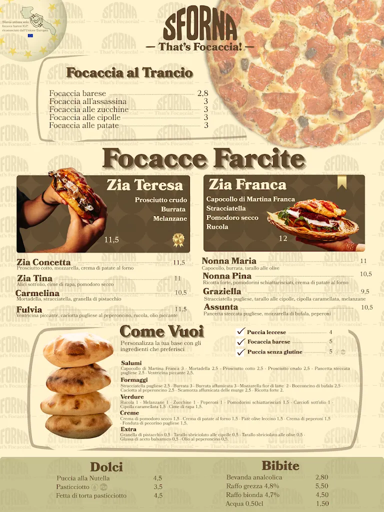 Menu_Sforna Focacceria_Gallipoli_image_1