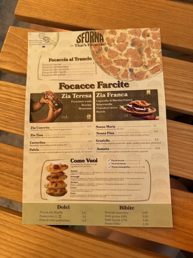Menu_Sforna Focacceria_Gallipoli_image_2