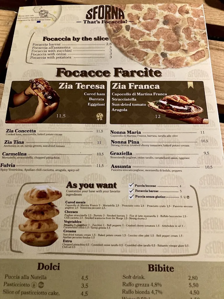 Menu_Sforna Focacceria_Gallipoli_image_3