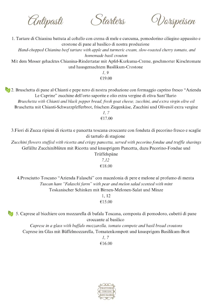 Menu_Trattoria Toscana Sant'Ilario_Girasole_image_4
