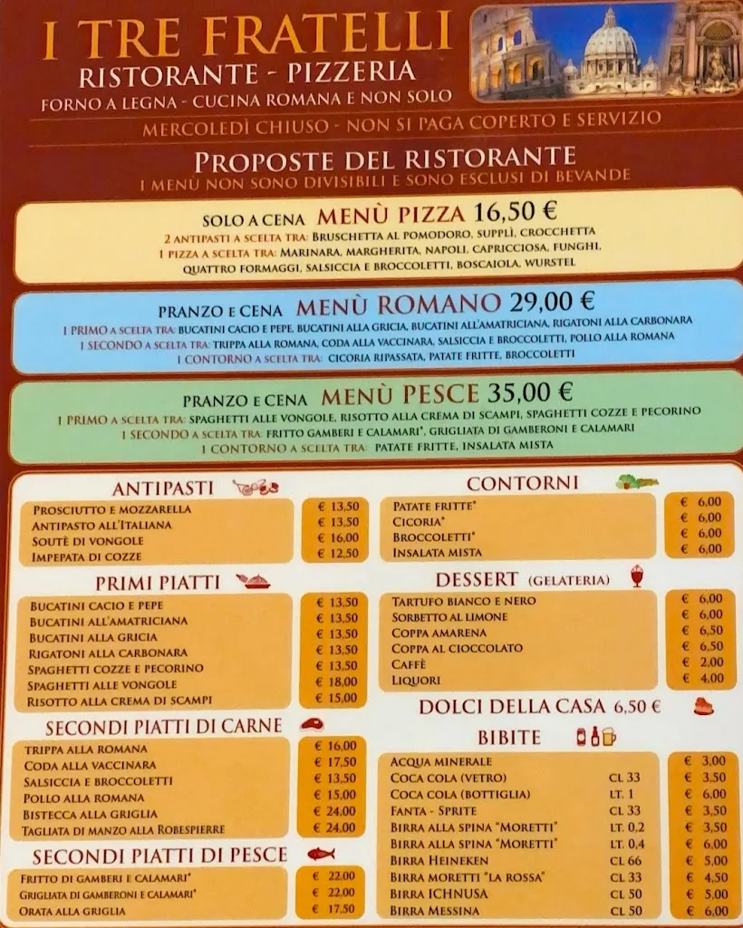 Menu_I Tre Fratelli_Girasole_immagine_1
