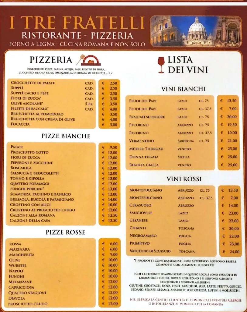 Menu_I Tre Fratelli_Girasole_immagine_2