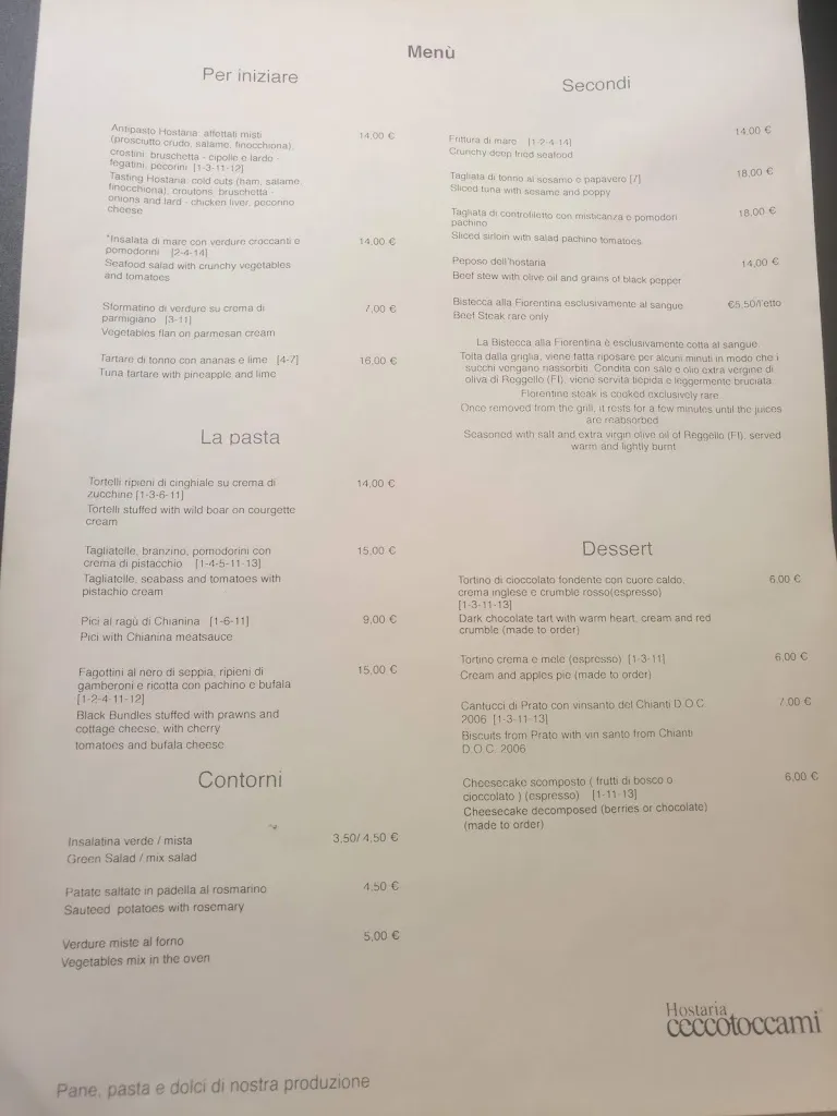 Menu_Hostaria Ceccotoccami_Girasole_image_2