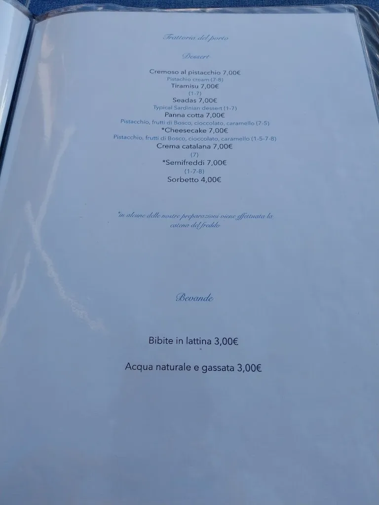 Menu_Trattoria del Porto_Golfo Aranci_image_3