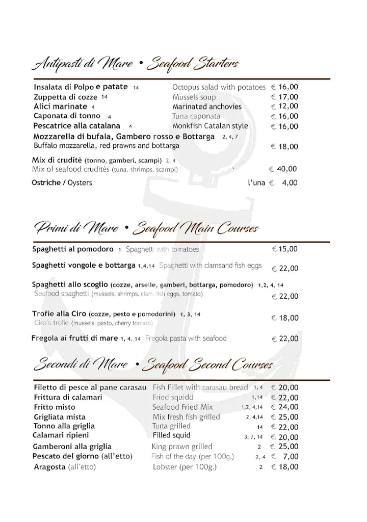 Menu_Ristorante da Ciro_Golfo Aranci_image_1