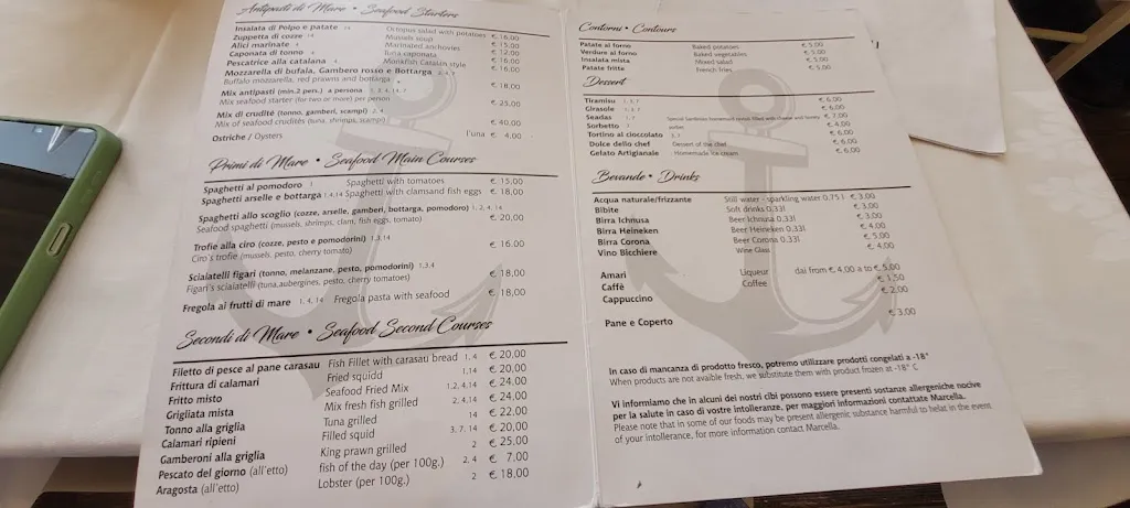 Menu_Ristorante da Ciro_Golfo Aranci_image_3