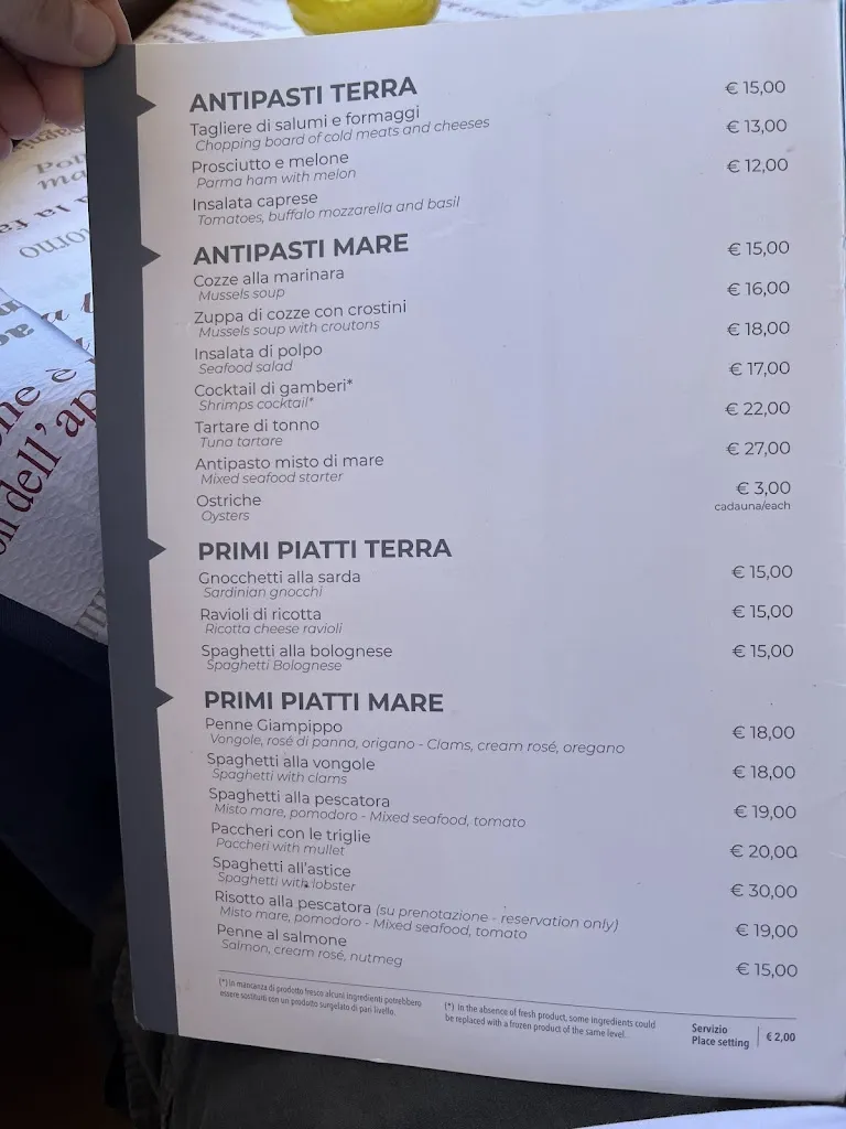 Menu_Ristorante Pizzeria Giampippo_Golfo Aranci_image_1