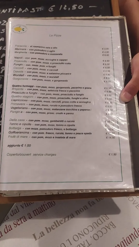 Menu_La Capricciosa_Golfo Aranci_image_2