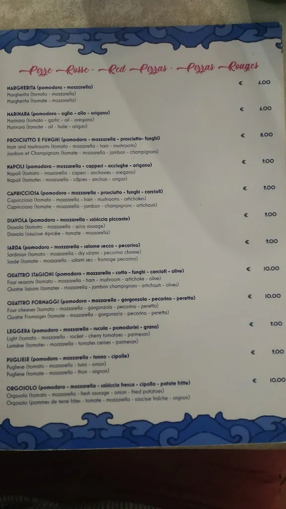 Menu_Ristorante Pizzeria Chiaro Di Luna_Golfo Aranci_image_3