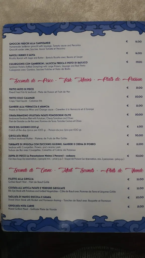 Menu_Ristorante Pizzeria Chiaro Di Luna_Golfo Aranci_image_4