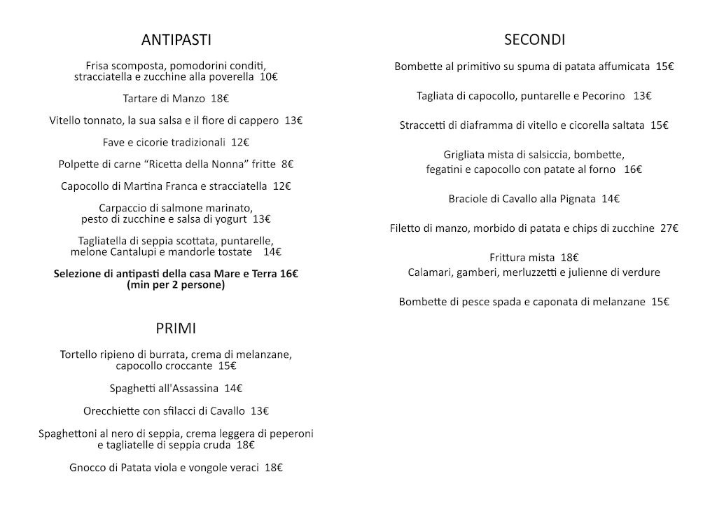 Menu_Attrattoria - cibo e vino_Francavilla Fontana_image_1