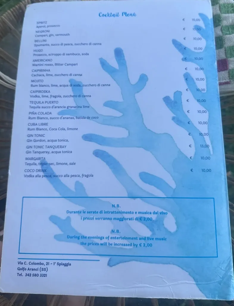 Menu_Coco Drink_Golfo Aranci_image_2