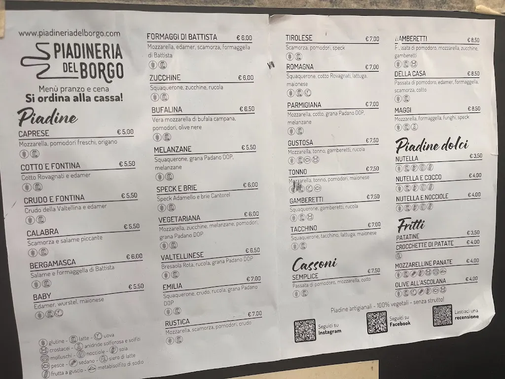 Menu_Piadineria del borgo_Golfo Aranci_image_2