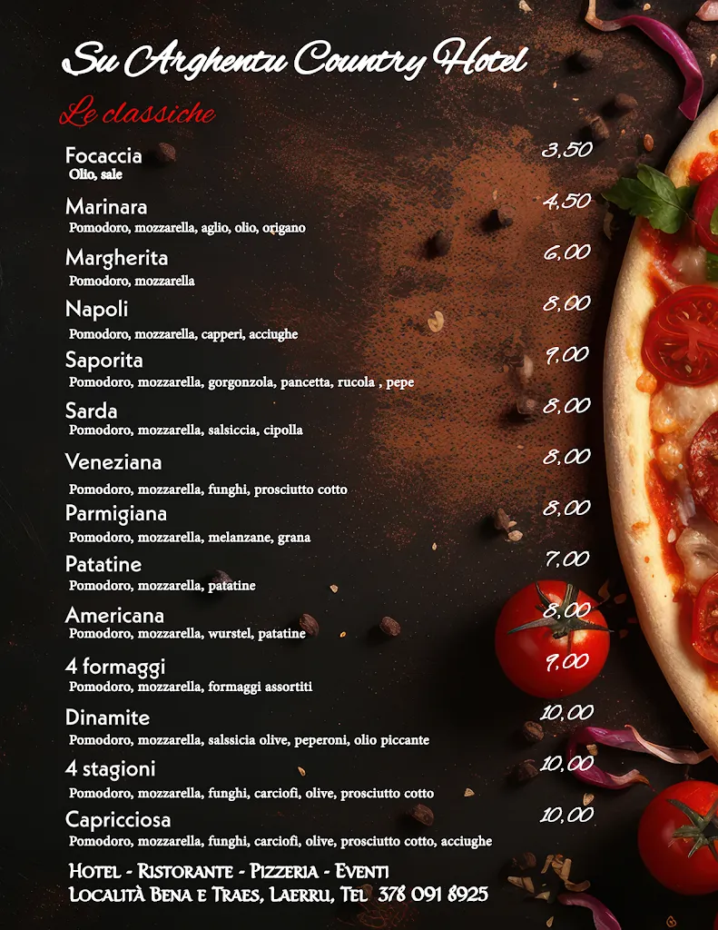 Menu_Su Arghentu Country Hotel_Laerru_image_1