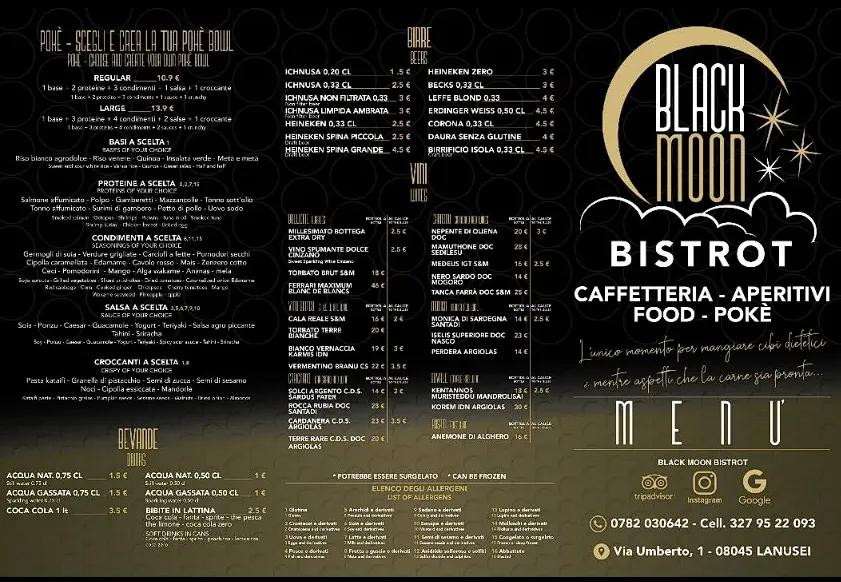 Menu_Black Moon Bistrot Bar, ristorante e bisteccheria a Lanusei_Lanusei_image_1