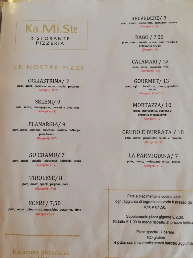Menu_Ristorante Pizzeria Ka.Mi.Ste._Lanusei_image_2