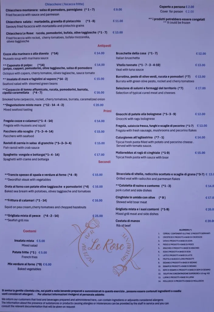 Menu_Ristorante Pizzeria Le Rose_Lotzorai_image_3