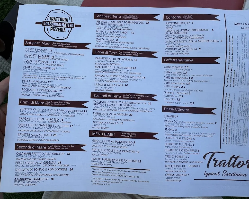 Menu_Trattoria Pizzeria da Sonia e Matteo_Lu Bagnu_image_1