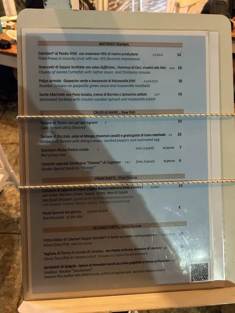 Menu_Il Ghiottone - Cala Gavetta_La Maddalena_image_1