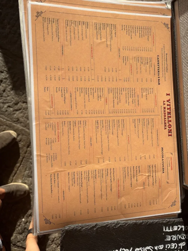 Menu_I Vitelloni La Maddalena Al Porto_La Maddalena_image_1