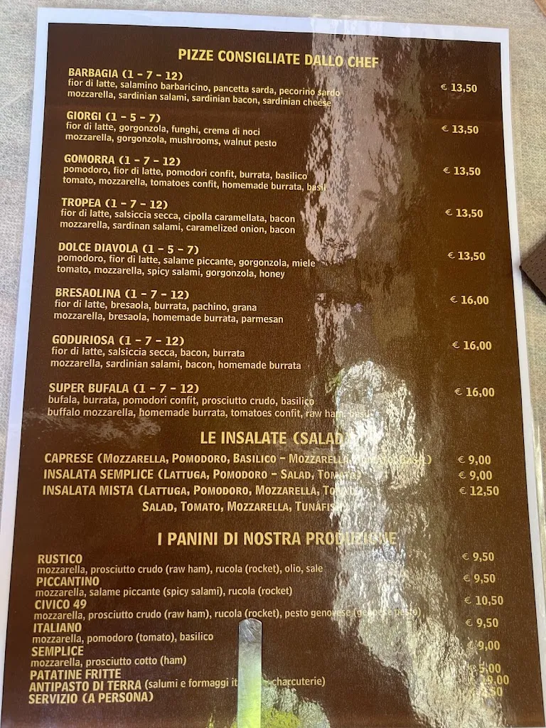 Menu_Pizzeria Civico 49_La Maddalena_immagine_2