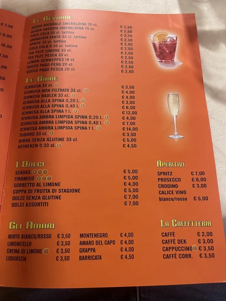 Menu_Pizzeria Ristorante La Marachella_La Maddalena_image_4