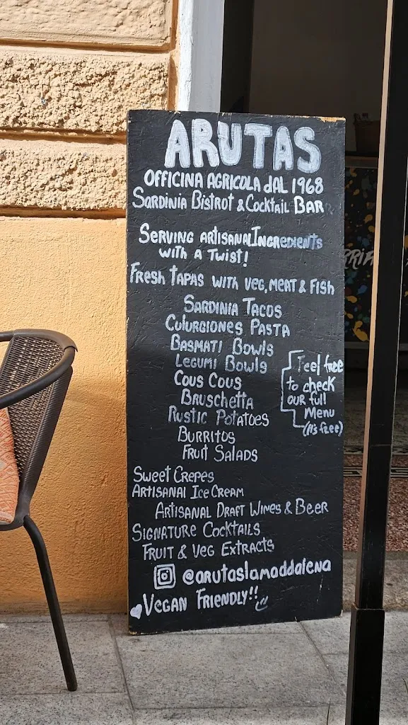 Menu_Arutas Bistrot & Cocktail Bar_La Maddalena_image_1