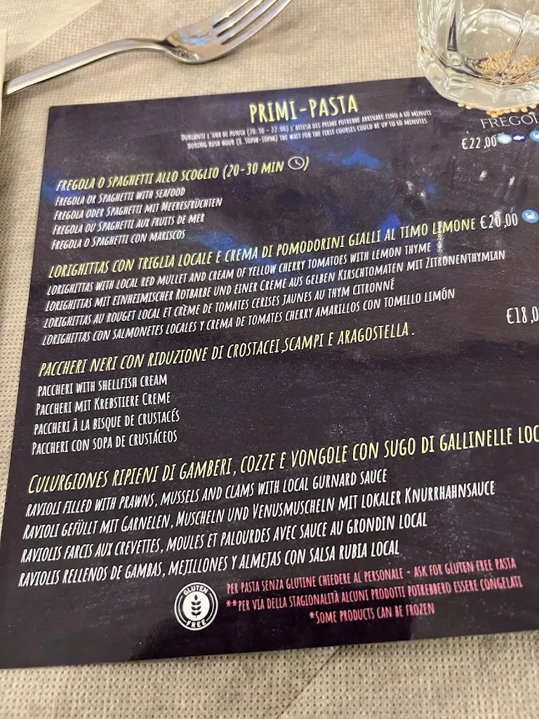 Menu_Osteria La Tana Del Panada_La Maddalena_image_3