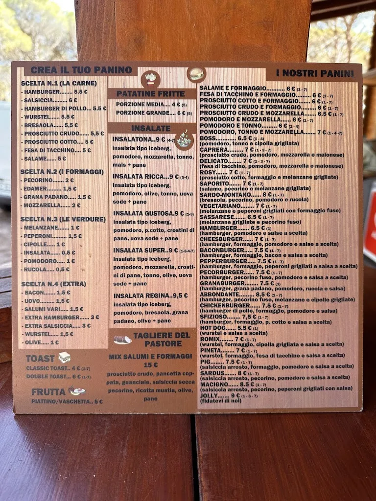 Menu_I Mille Bar Paninoteca_La Maddalena_image_1