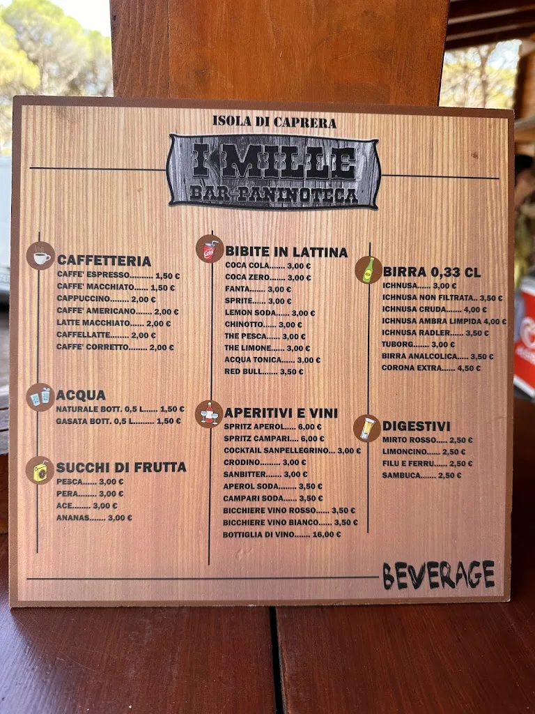 Menu_I Mille Bar Paninoteca_La Maddalena_image_3