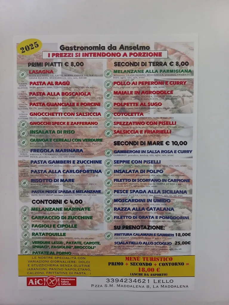 Menu_Gastronomia da Anselmo_La Maddalena_image_1