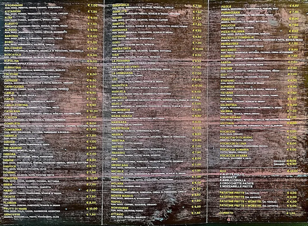 Menu_Pizzeria La Rosa dei Venti_La Caletta_image_1