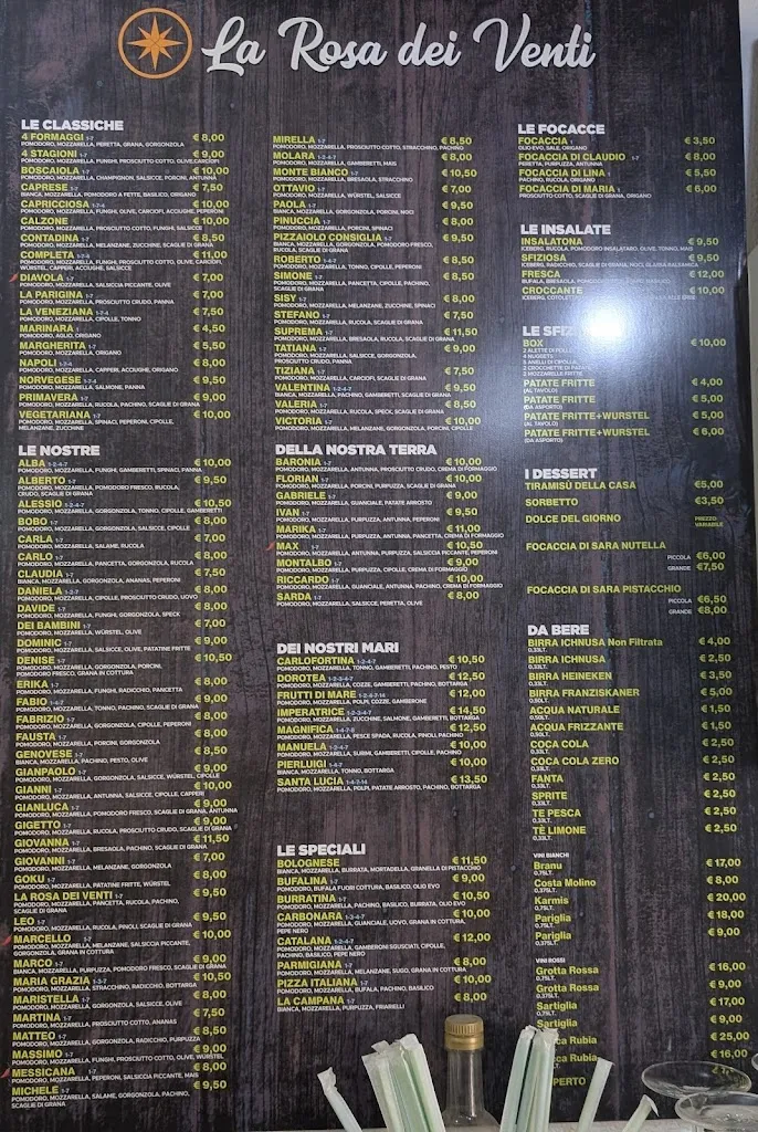 Menu_Pizzeria La Rosa dei Venti_La Caletta_image_2